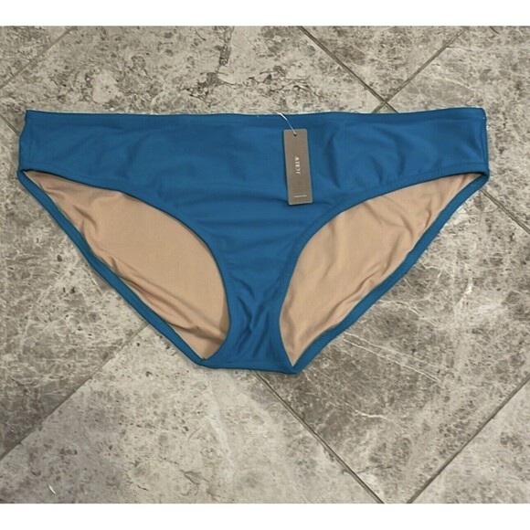 J Crew Bikini Bottom NWT Aqua XXL Style B6804 - Picture 2 of 12